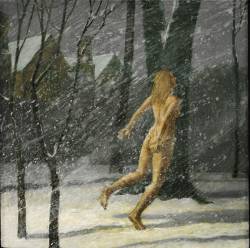 Snow/Night/Naked Woman